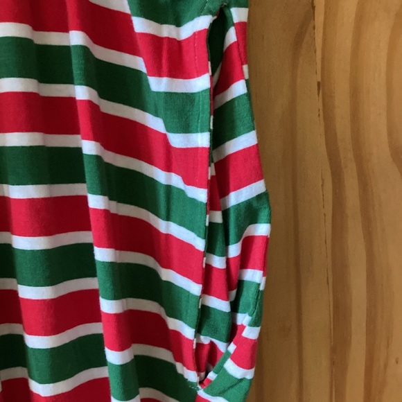 Men Sleepy Time PJs green red long sleeve pajama set size L - Picture 6 of 8